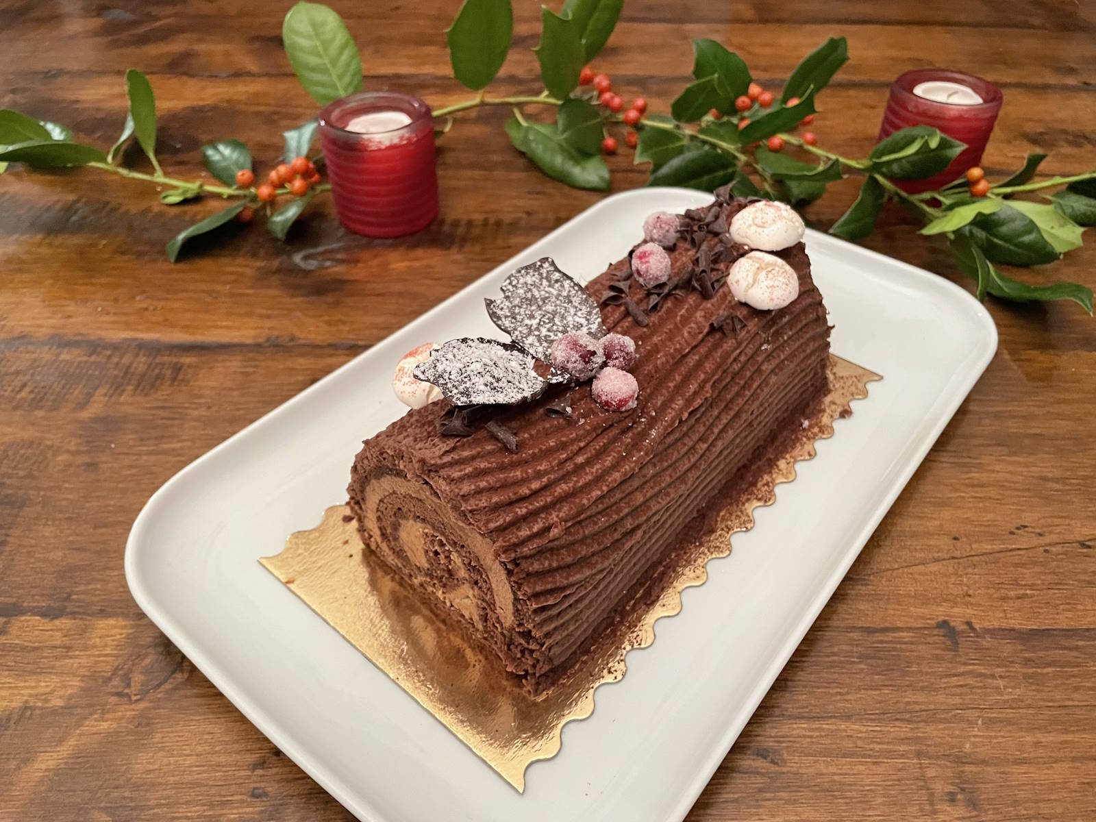 Bûche de Noël, Chocolate Medium